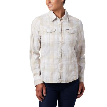 Columbia Silver Ridge Lite Plaid Long Sleeve, Camisa Kaki Multicolor Para Mujer | 749021-ZIW